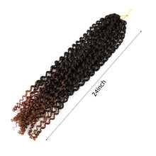 Load image into Gallery viewer, Fashion African Synthetic Braid Wig Dirty Braid Wig Synthetic Curly Crochet Hair Wig Women False Hair Piece
