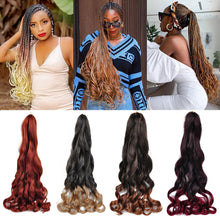 Load image into Gallery viewer, Synthetic Loose Wave Spiral Wig Curl Braids False Hair Curls Braiding Hair Extensions High Temperature Stretched Women Wig
