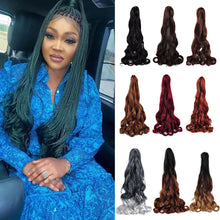 Load image into Gallery viewer, Synthetic Loose Wave Spiral Wig Curl Braids False Hair Curls Braiding Hair Extensions High Temperature Stretched Women Wig
