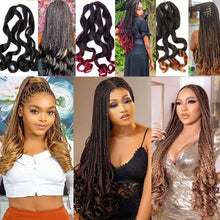 Load image into Gallery viewer, Synthetic Loose Wave Spiral Wig Curl Braids False Hair Curls Braiding Hair Extensions High Temperature Stretched Women Wig
