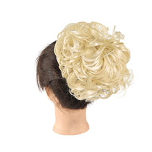 Load image into Gallery viewer, Messy Hair Bun Wig Bag Messy Drawstring Hair Wig Drawstring Elastic Drawstring Loose Wave Large Curly Bun Women False Hair
