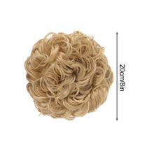 Load image into Gallery viewer, Messy Hair Bun Wig Bag Messy Drawstring Hair Wig Drawstring Elastic Drawstring Loose Wave Large Curly Bun Women False Hair
