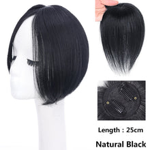 Load image into Gallery viewer, Women's Short Air Bangs Wig Natural Fluffiness and Artificial Bangs for Top Hair Repair Synthetic Hair Bangs Basic Style

