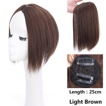 Load image into Gallery viewer, Women's Short Air Bangs Wig Natural Fluffiness and Artificial Bangs for Top Hair Repair Synthetic Hair Bangs Basic Style
