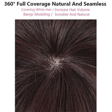 Load image into Gallery viewer, Women's Short Air Bangs Wig Natural Fluffiness and Artificial Bangs for Top Hair Repair Synthetic Hair Bangs Basic Style
