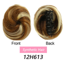 Load image into Gallery viewer, Cute Wig Women's Fluffy Doughnut Head Bract Invisible Short Style Clasp Hair Knot Fashion False Hair Piece Female Hairstyle
