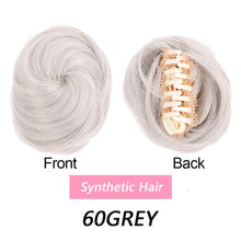 Load image into Gallery viewer, Cute Wig Women's Fluffy Doughnut Head Bract Invisible Short Style Clasp Hair Knot Fashion False Hair Piece Female Hairstyle
