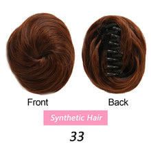 Load image into Gallery viewer, Cute Wig Women's Fluffy Doughnut Head Bract Invisible Short Style Clasp Hair Knot Fashion False Hair Piece Female Hairstyle
