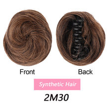 Load image into Gallery viewer, Cute Wig Women's Fluffy Doughnut Head Bract Invisible Short Style Clasp Hair Knot Fashion False Hair Piece Female Hairstyle
