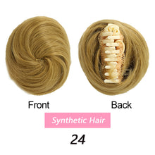 Load image into Gallery viewer, Cute Wig Women's Fluffy Doughnut Head Bract Invisible Short Style Clasp Hair Knot Fashion False Hair Piece Female Hairstyle
