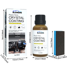 Load image into Gallery viewer, 30ml Car Plastic Restorer Coating Polish Leather Cleaner Interior Plastic Leather Seat Restoration Coating Wax Car Accessories
