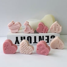 Load image into Gallery viewer, 1Pc Love Candle Holder Silicone Mold Valentine's Day Aromatherapy Candlestick Plaster Mold Candle Holder Epoxy Mold
