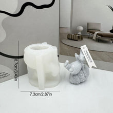 Load image into Gallery viewer, 1Pc 3D Bunny Silicone Candle Mold Rabbit Aromatherapy Soap Plaster Resin Mould Candle Making Supplies Home Decor
