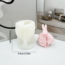 Load image into Gallery viewer, 1Pc 3D Bunny Silicone Candle Mold Rabbit Aromatherapy Soap Plaster Resin Mould Candle Making Supplies Home Decor
