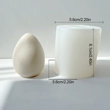 Load image into Gallery viewer, 1Pc 3D Egg Silicone Candle Mold Aromatherapy Soap Plaster Resin Mould Candle Making Supplies Home Decor
