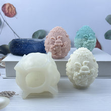 Load image into Gallery viewer, 3D Egg Bunny Silicone Candle Mold Aromatherapy Soap Plaster Resin Mould Candle Making Supplies Home Decor
