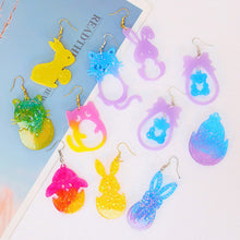 Load image into Gallery viewer, Easter Series Pendant Molds Silicone Mold for Resin DIY Easter Rabbit Egg Earrings Casting Mould Jewelry Art Crafts Making Tools
