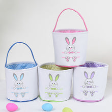 Load image into Gallery viewer, Cartoon Bunny Ears Basket Candy Bag Gifts For Kids Tote Cloth Bag Happy Easter Birthday Party Favor Bags Easter Day Decoration

