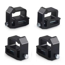 Load image into Gallery viewer, Truck Cap Topper Camper Shell Mounting Clamps Heavy Duty Fixing Clip G-shaped Clamp Aluminum Black for Camping Vehicle
