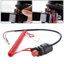 Load image into Gallery viewer, Boat Outboard Engine Motor Scooter ATV Kill Stop Switch Safety Tether Cord Lanyard Safety Rope for Yamaha Suzuki Honda
