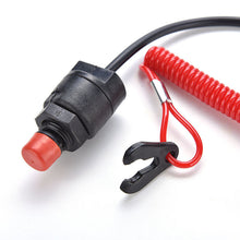Load image into Gallery viewer, Boat Outboard Engine Motor Scooter ATV Kill Stop Switch Safety Tether Cord Lanyard Safety Rope for Yamaha Suzuki Honda
