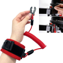 Load image into Gallery viewer, Universal Marine Boat Outboard Engine Motor Lanyard Kill Stop Switch For YAMAHA Jet Ski Key Rope Floating Wrist Lanyard
