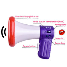 Load image into Gallery viewer, Big Mouth Megaphone Recording Toys Funny Voice Changing Horn Children Handheld Speaker Funny Sound Toy Gifts

