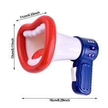 Load image into Gallery viewer, Big Mouth Megaphone Recording Toys Funny Voice Changing Horn Children Handheld Speaker Funny Sound Toy Gifts
