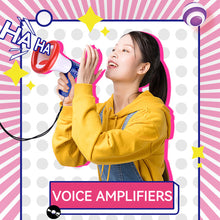 Load image into Gallery viewer, Big Mouth Megaphone Recording Toys Funny Voice Changing Horn Children Handheld Speaker Funny Sound Toy Gifts
