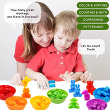 Load image into Gallery viewer, Kids Matching Game Learn Children's Classification Games Educational Toys Animal Cognition Rainbow Sort Fine Motor Training Montessori Sensory Puzzle Toy Gifts
