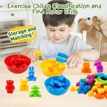 Load image into Gallery viewer, Kids Matching Game Learn Children's Classification Games Educational Toys Animal Cognition Rainbow Sort Fine Motor Training Montessori Sensory Puzzle Toy Gifts
