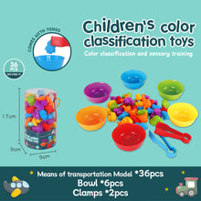 Load image into Gallery viewer, Kids Matching Game Learn Children's Classification Games Educational Toys Animal Cognition Rainbow Sort Fine Motor Training Montessori Sensory Puzzle Toy Gifts
