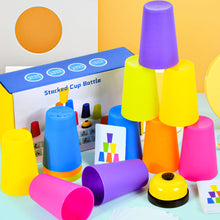 Load image into Gallery viewer, Stack Cup Speed Game Toys Montessori Educational Intellectual Enlightenment Toys With Card Color Cognition Logic Training Gifts Kids Children

