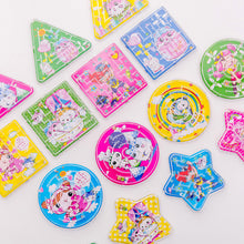 Load image into Gallery viewer, Random Color Puzzle Maze Toy Kindergarten Gift Early Education Puzzle Maze Toys Bead Labyrinth Plastic Beading Cartoon Animal Maze
