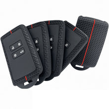Load image into Gallery viewer, 4 Button Key Silicone Car Key Cases Cover Keychain Folding Remote Key Fob Protection For Renault Accessories
