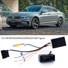 Load image into Gallery viewer, Car Stereo 12V RGB to AV Reverse Camera Decoder High Definition Transmission Aftermarket Rear View for VW RCD510/RNS510/RNS315 Golf Tiguan Magotan
