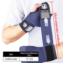 Load image into Gallery viewer, 1Pair Gel Boxing Half-Finger Gloves Lazy Quick Quick Hand Wrap Combat Free Boxing Bandages
