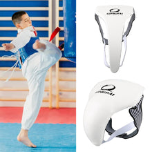 Load image into Gallery viewer, 1PC Taekwondo Groin Protective Underwear Soccer Goalkeeper Protective Gear Free Boxing Crotch Anti-Collision Equipment
