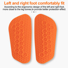 Load image into Gallery viewer, 1 Pair Professional Rubber Football Leg Pads Match With Socks Bandages Match Training Calf Sports Protective Gear For Adults

