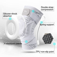 Load image into Gallery viewer, 1PC Sports Knee Guard Professional Basketball Strap Patellar Retinaculum Outdoor Sports Mountain Running Meniscus Pressure Guard

