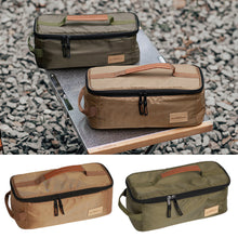 Load image into Gallery viewer, 1PC Portable Outdoor Picnic Cutlery Cup Storage Bag Large Capacity Stove Head Gas Tank Sundry Hand Sorting Bag Camping Supplies
