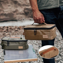 Load image into Gallery viewer, 1PC Portable Outdoor Picnic Cutlery Cup Storage Bag Large Capacity Stove Head Gas Tank Sundry Hand Sorting Bag Camping Supplies
