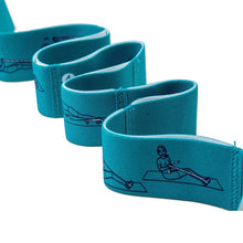 Load image into Gallery viewer, 1PC Yoga Digital Segmental Stretch Band Dance Fitness High Elastic Tension Resistance Band With Action Pattern
