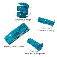 Load image into Gallery viewer, 1PC Yoga Digital Segmental Stretch Band Dance Fitness High Elastic Tension Resistance Band With Action Pattern
