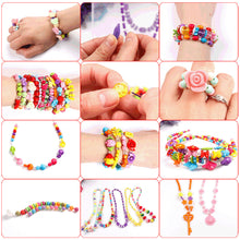 Load image into Gallery viewer, 7544pcs DIY Handmade Beaded Children's Toy Creative Loose Spacer Beads Crafts Making Bracelet Necklace Jewelry Kit Girl Toy Gift
