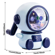 Load image into Gallery viewer, 3 Gear Adjustable Spaceman Pencil Sharpener Cute Cartoon Hand Crank Table Sharpeners Machine Stationery
