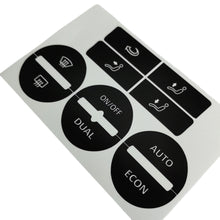 Load image into Gallery viewer, Car Air Condition AC Climate Control Worn Peeling Button Repair Decals Stickers For Golf MK5 2004-2008 PASSAT 2005-2010
