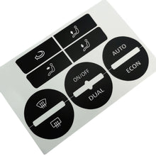 Load image into Gallery viewer, Car Air Condition AC Climate Control Worn Peeling Button Repair Decals Stickers For Golf MK5 2004-2008 PASSAT 2005-2010
