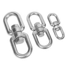 Load image into Gallery viewer, 304 Stainless Steel Marine Mooring 4mm 5mm 6mm 8mm Eye to Eye Swivel Ring Rotating Ring Marine Boat Accessories
