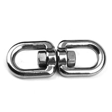 Load image into Gallery viewer, 304 Stainless Steel Marine Mooring 4mm 5mm 6mm 8mm Eye to Eye Swivel Ring Rotating Ring Marine Boat Accessories
